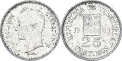 World Coins - Coin, Venezuela, 25 Centimos, 1989