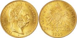 World Coins - Coin, Austria, Franz Joseph I, 8 Florins-20 Francs, 1892, , Gold, KM:2269
