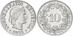World Coins - Coin, Switzerland, 10 Rappen, 1939, Bern, , Nickel, KM:27b