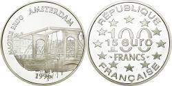 World Coins - Coin, France, 100 Francs-15 Euro, 1996, Paris, , Silver, KM:1156