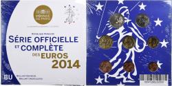 World Coins - France, Coffret 1c. à 2€, BU, 2014, MDP,