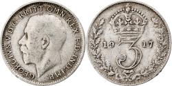 World Coins - Great Britain, George V, 3 Pence, 1917, , Silver, KM:813