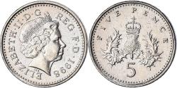 World Coins - Coin, Great Britain, 5 Pence, 1998