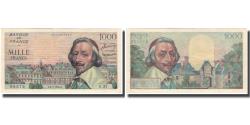World Coins - France, 1000 Francs, Richelieu, 1954, 1954-05-06, UNC(60-62), Fayette:42.5
