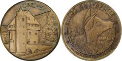 World Coins - Belgium, Token, 100 Chevreuils - Crupet, 1982, Copper,
