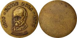 World Coins - France, Medal, Cercle du Bibliophile, Emile Zola, French Fifth Republic, Arts &