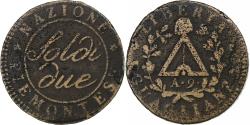 World Coins - Italy, Subalpine Republic, 2 Soldi, AN 9, Torino, Bronze, , KM:3