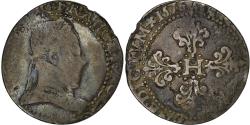 World Coins - France, Henri III, Franc au Col Plat, 1576, Uncertain mint, Silver,