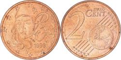 World Coins - Coin, France, 2 Euro Cent, 1999