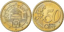 World Coins - Austria, 50 Centimes, 2002, Vienna, Nordic gold,