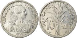 World Coins - Coin, FRENCH INDO-CHINA, 10 Cents, 1945, Paris, , Aluminum, KM:28.1