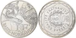World Coins - France, 10 Euro, Basse-Normandie, 2012, Silver, , KM:1865