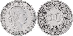 World Coins - Coin, Switzerland, 20 Rappen, 1885