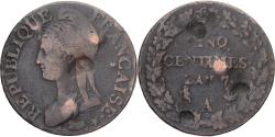 World Coins - Coin, France, Dupré, 5 Centimes, AN 7, Paris, , Copper, Gadoury:126