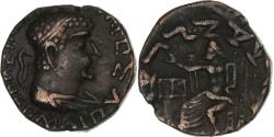 Ancient Coins - Baktrian Kingdom, Hermaios, Tetradrachm, Late 1st century BC, Bronze,