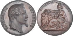 World Coins - France, Medal, Napoléon III,  Pupilles de la Marine, History, 1862, Barre