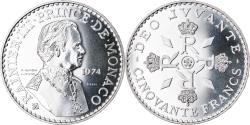 World Coins - Coin, Monaco, 50 Francs, 1974, ESSAI, , Silver, KM:E66, Gadoury:MC162