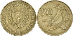 World Coins - Coin, Cyprus, 20 Cents, 1983, , Nickel-brass, KM:57.1