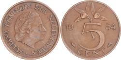 World Coins - Coin, Netherlands, Juliana, 5 Cents, 1954, , Copper, KM:181