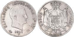 World Coins - Coin, ITALIAN STATES, KINGDOM OF NAPOLEON, Napoleon I, 5 Lire, 1811, Venice