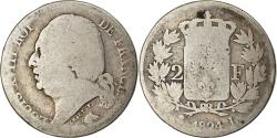 World Coins - Coin, France, Louis XVIII, Louis XVIII, 2 Francs, 1824, Bayonne,
