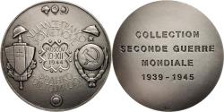World Coins - France, Medal, Alliance Franco-soviétique, History, Jaeger, , Silvered