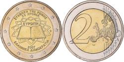 World Coins - Greece, 2 Euro, Traité de Rome 50 ans, 2007, Athens, TRAITÉ DE ROME 50 ANS.