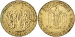 World Coins - Coin, West African States, 10 Francs, 1981
