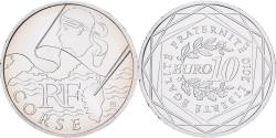 World Coins - France, 10 Euro, Corse, 2010, , Silver, KM:1658