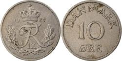 World Coins - Coin, Denmark, Frederik IX, 10 Öre, 1957, Copenhagen, , Copper-nickel