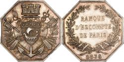 World Coins - France, Token, Banque d'Escompte de Paris, 1878, Silver, Stern,