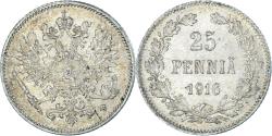 World Coins - Coin, Finland, Nicholas II, 25 Penniä, 1916, Helsinki, , Silver