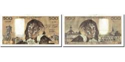 World Coins - France, 500 Francs, 500 F 1968-1993 ''Pascal'', 1975, 1975-11-06, EF(40-45)