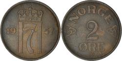 World Coins - Coin, Norway, Haakon VII, 2 Öre, 1957, , Bronze, KM:399