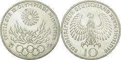 World Coins - Coin, GERMANY - FEDERAL REPUBLIC, 10 Mark, 1972, Stuttgart, , Silver