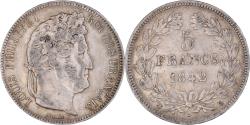World Coins - Coin, France, Louis-Philippe, 5 Francs, 1842, Strasbourg, , Silver
