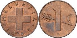 World Coins - Switzerland, 1 Rappen, 1963, Bern, Bronze, , KM:21
