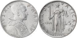 World Coins - Coin, VATICAN CITY, Pius XII, 5 Lire, 1953, Roma, , Aluminum, KM:51.1