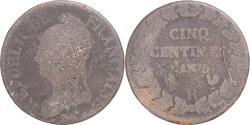 World Coins - Coin, France, Dupré, 5 Centimes, AN 5, Orléans, , Copper, Gadoury:126