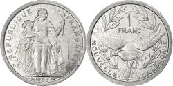 World Coins - New Caledonia, Franc, 1988, Paris, Aluminum, , Lecompte:48, KM:10