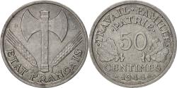 World Coins - Coin, France, Bazor, 50 Centimes, 1944, Beaumont le Roger, , Aluminum