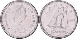 World Coins - Canada, Elizabeth II, 10 Cents, 1983, Royal Canadian Mint, Nickel,