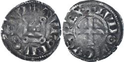 World Coins - France, Louis VIII-IX, Denier Tournois, 1223-1244, Billon,