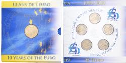 World Coins - France, Set 20x 2€ + Token, 10 Years of Euro, BU, 2009,