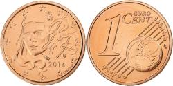 World Coins - France, Euro Cent, BU, 2014, MDP, Copper Plated Steel, , KM:1282