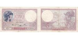 World Coins - France, 5 Francs, Violet, 1939-07-27, Q.59181657, EF(40-45)