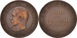 World Coins - France, Token, Royal, Napoléon III, Visite à Lille, 1853, Barre,