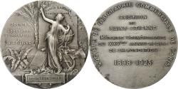 World Coins - France, Medal, Société de géographie commerciale de St Etienne, 1923, Silver