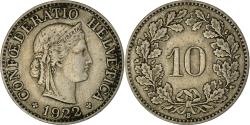 World Coins - Coin, Switzerland, 10 Rappen, 1922, Bern, , Copper-nickel, KM:27
