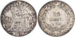 World Coins - French Indochina, 20 Cent, 1927, Paris, Silver, , KM:17.1